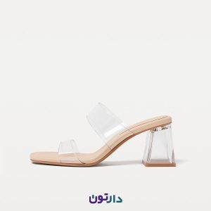 صندل پاشنه پهن طلقی برند استرادیواریوس | دارتون