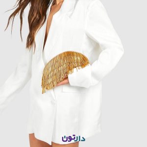 کیف دستی زنانه مجلسی برند boohoo مدل GZZ83302