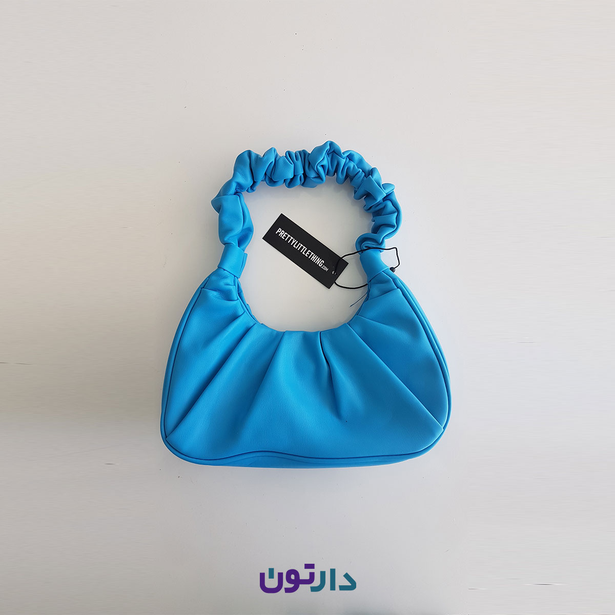 کیف دوشی زنانه آبی برند prettylittlething مدل CMY3220